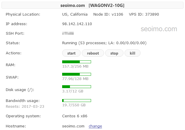 搬瓦工VPS主机信息